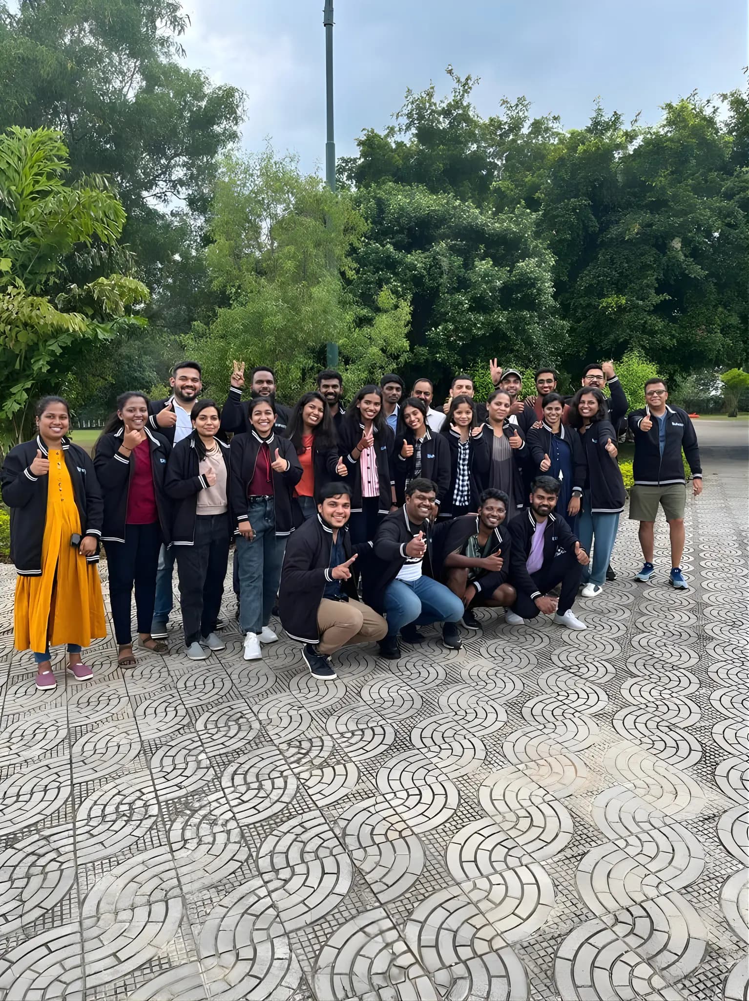 Bsharp team outdoors at a team day